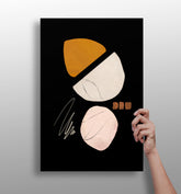 Line Art Shapes V5 Aluminum Print.